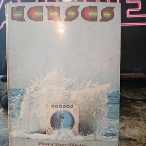 Kansas Songbook Point of No Return  Piano Guitar Vocal Photos 1978 Very Good